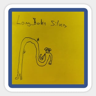 Long John Silvers Sticker